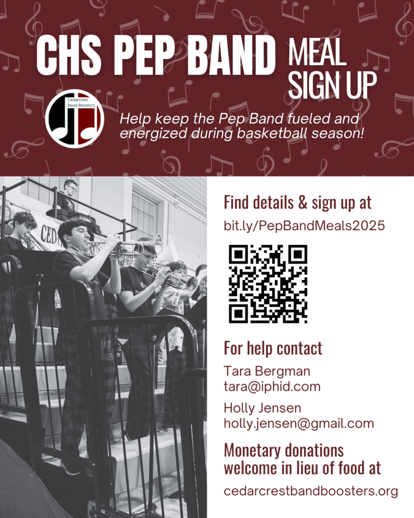 Pep Band Meals - Winter 25.26